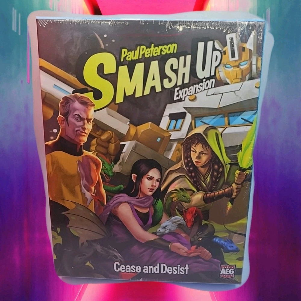 Smash Up Cease and Desist Set Expansion Deck Building Card Game From AEG 5510